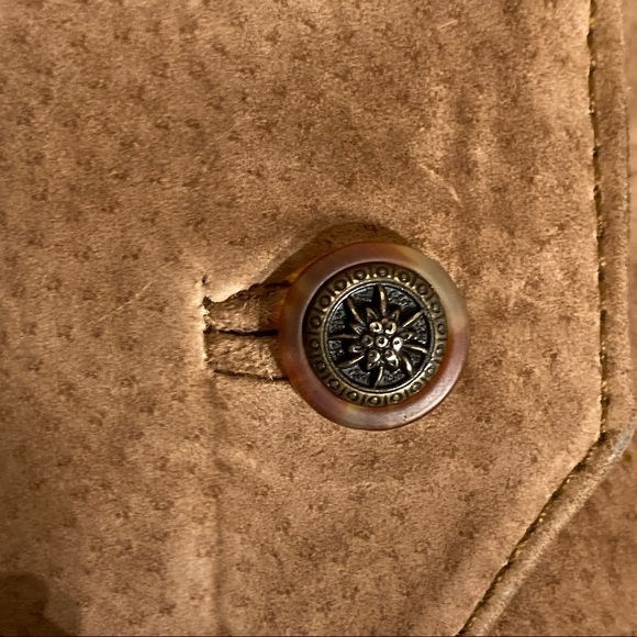 Suede menswear vest sz Large - Picture 5 of 14